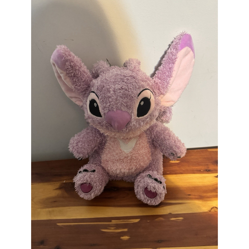 Disney Store Lilo & Stitch Pink Angel Alien 16” Large Soft Stuffed Animal Plush